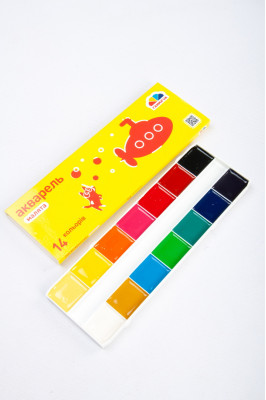 Акварель 14 кольорів