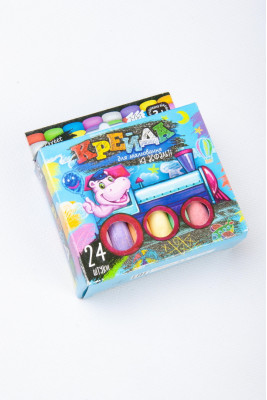 Крейда кольорова, 24 шт, 8 кольорів, Danko Toys