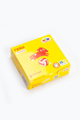  Гуаш 10 мл 9 кольорів