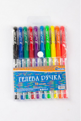 Набір гелевих ручок неон, 10 кольорів