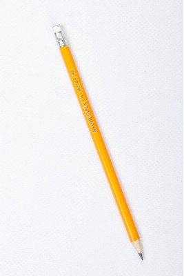 Олівець чорнографітний,дерев'яний, з гумкою, AXENT