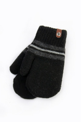 Рукавиці підліткові в'язка + махра