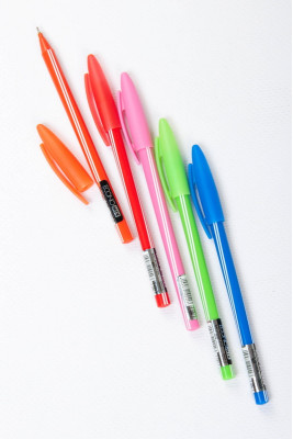 Ручка масляна, 0,7 мм, пластиковий корпус, "Rio" , Economix