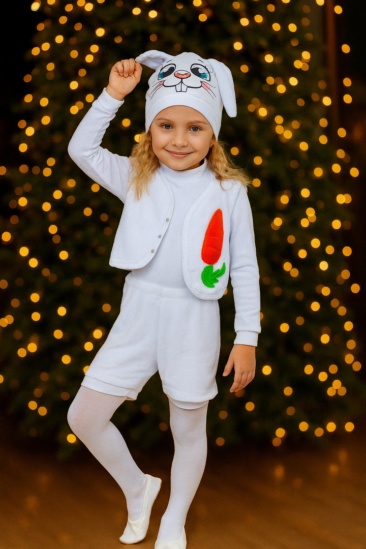 Костюм новорічний "Зайчик" для дівчаток