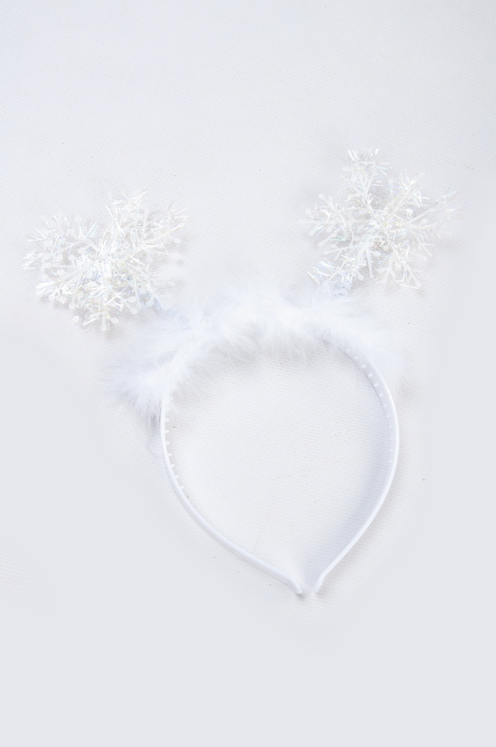 Обруч "Дві білі сніжинки"