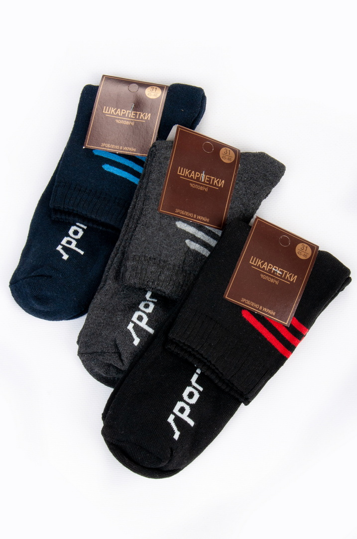 Шкарпетки чоловічі махрові