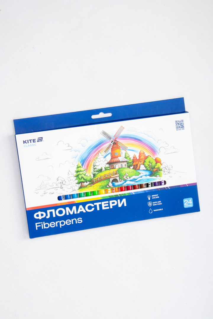 Фломастери 24 кольори, KITE